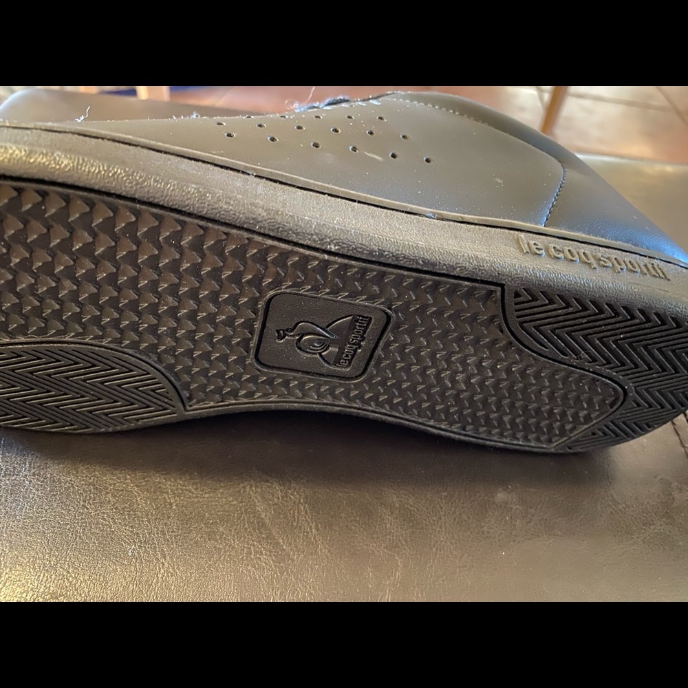 Men’s Le Coq Sportiff Black Leather Shoes 11.5 New